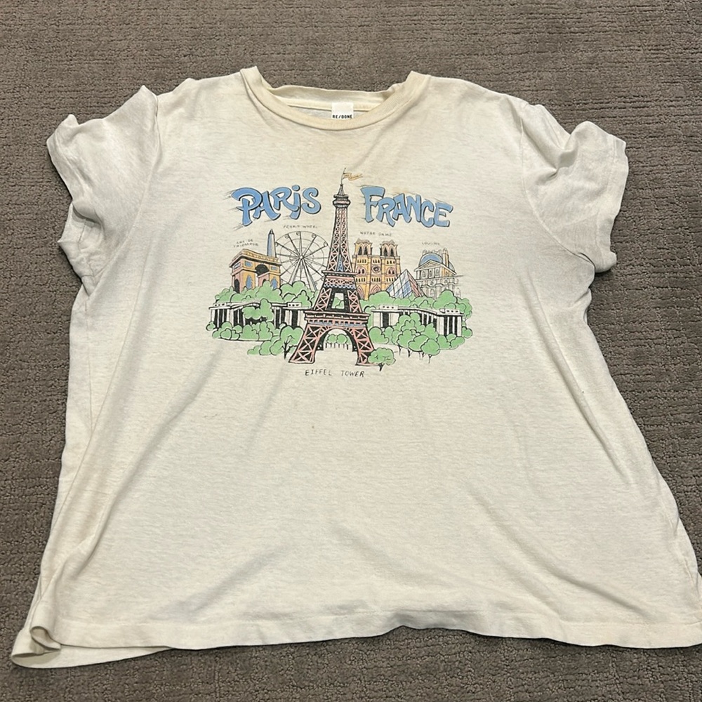 Re/Done Paris Tshirt